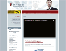 Tablet Screenshot of immozert.at